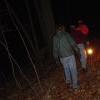 Walking out in the dark after trail building. 11/28/07